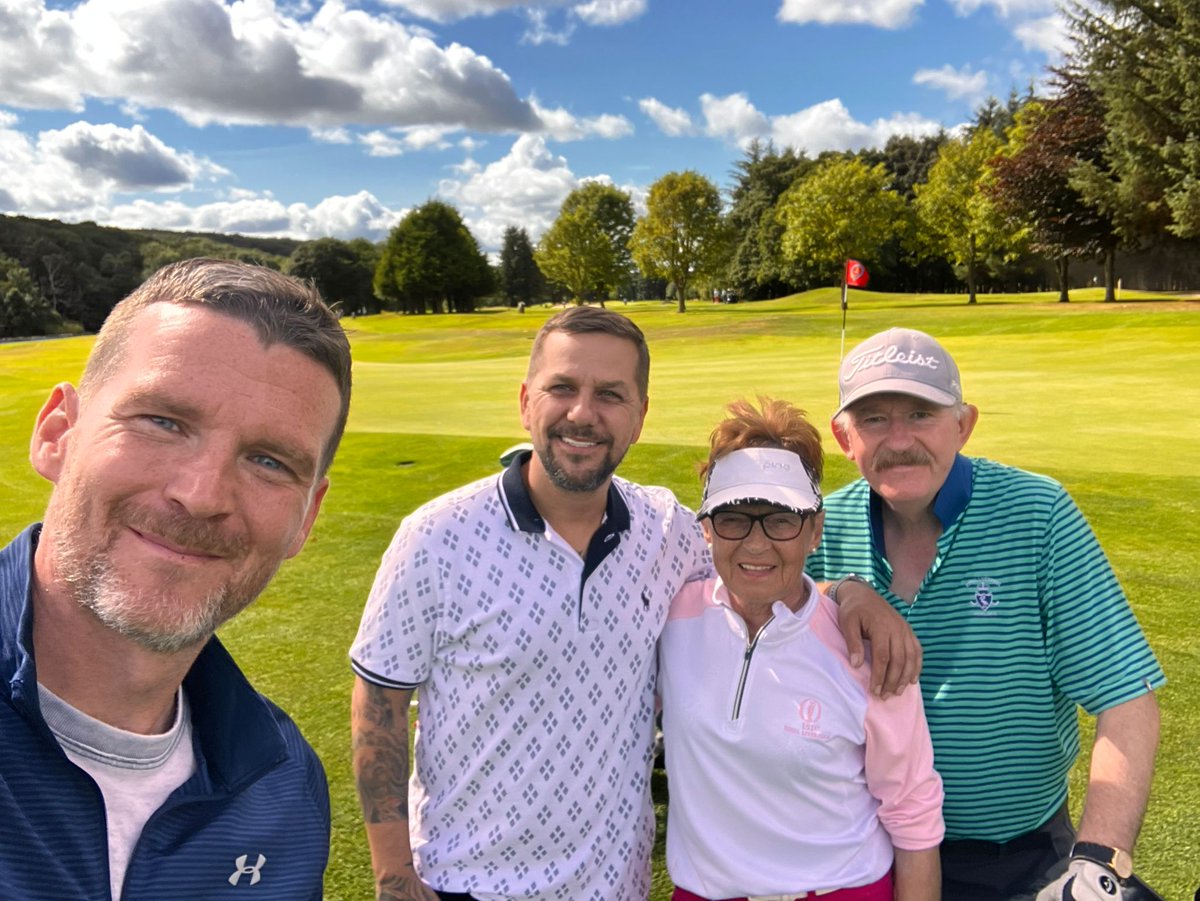 Really enjoyable game of golf <a href="/duffhouseroyal/">duffhouseroyal</a> with ex  <a href="/DeveronvaleFC/">Deveronvale Football Club</a> &amp; <a href="/KeithFC/">Keith Football Club</a> winger <a href="/sctldarren/">Darren McAllister</a>, his mum Ina and former <a href="/FraserburghFC/">Fraserburgh FC</a> <a href="/DeveronvaleFC/">Deveronvale Football Club</a> &amp; <a href="/BuckieThistle/">Buckie Thistle FC</a> striker Ian 'Molby' Murray @footyman1000 and for the record, I won by a single stroke!