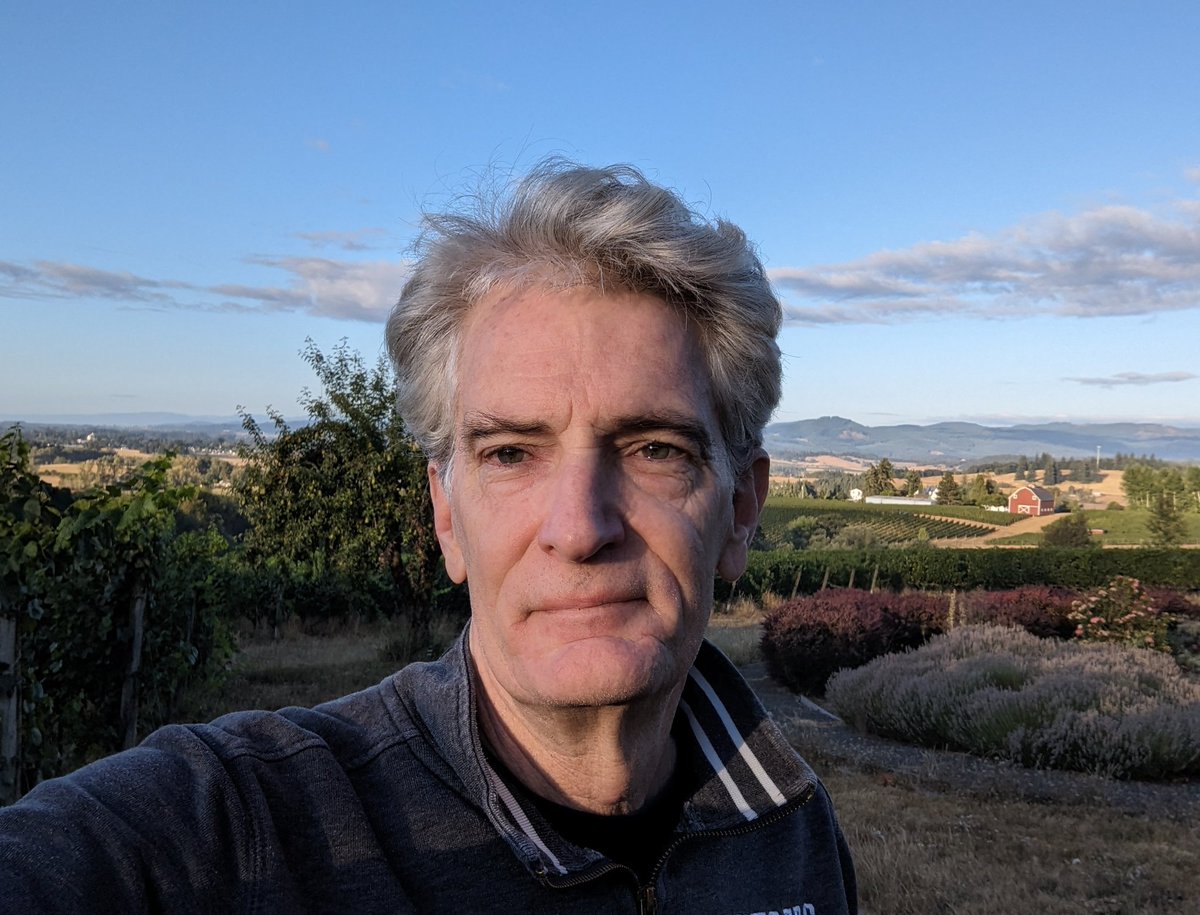 jamesmccrone4's tweet photo. Good morning from Oregon! Got in at about 3am East Coast time. Had a lovely breakfast with the folks, and I'm going to go walkabout in a few minutes. #WitnessTree https://t.co/uGxZkumVfq