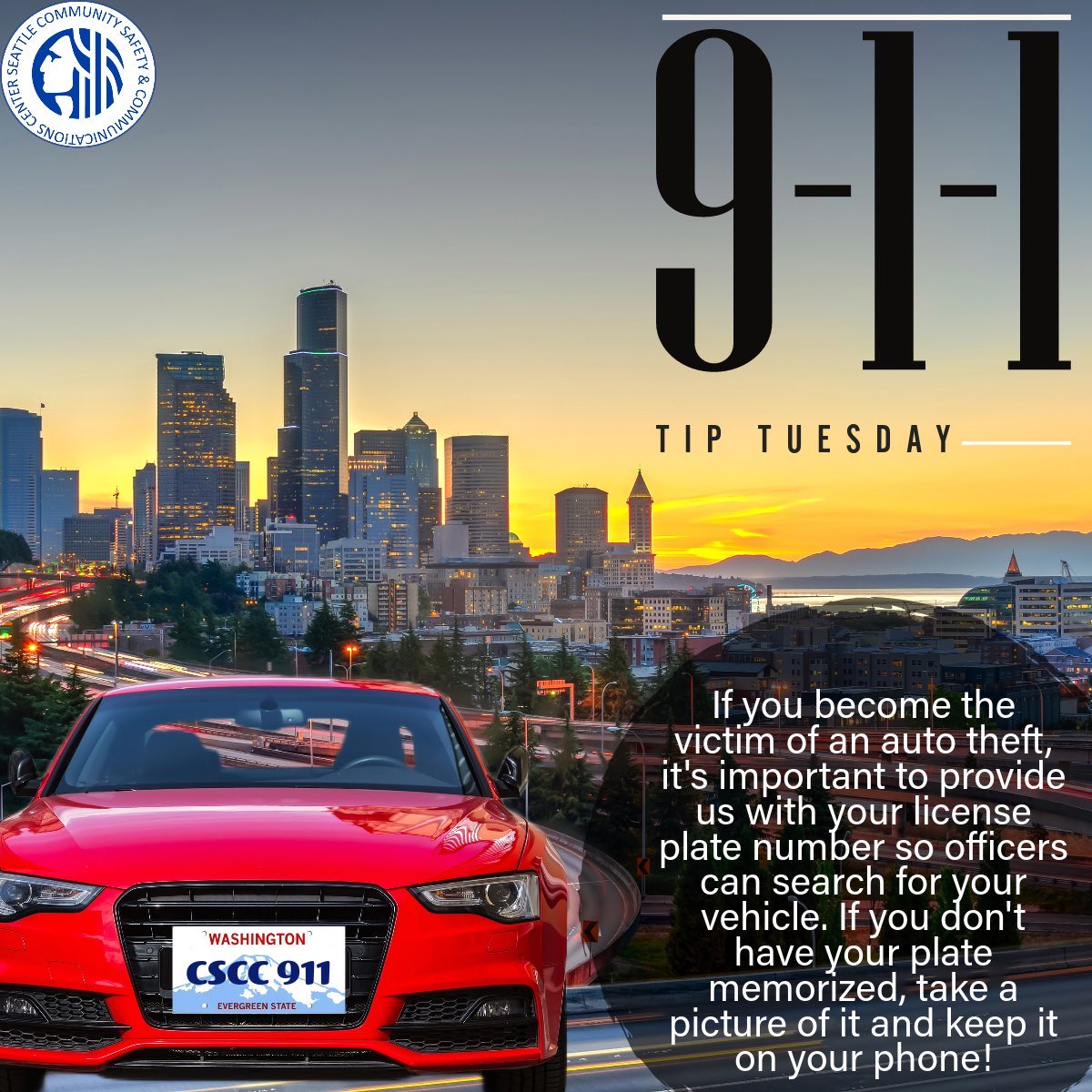 seattlecaredept's tweet photo. 9-1-1 Tip Tuesday!
#TipTuesday #911tips #911education #seattle #seattleCSCC https://t.co/nsrFsacq0z