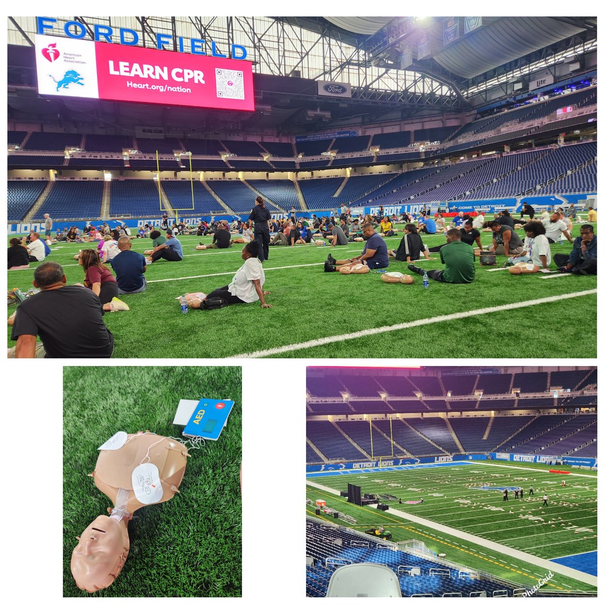 Thanks to the <a href="/BuffaloBills/">Buffalo Bills</a>  &amp; #BillsMafia --your donation to the <a href="/detroitlions/">Detroit Lions</a> last Dec after your blizzard game was just used to pay for CPR training for 300+ <a href="/Detroitk12/">DPSCommunityDistrict</a> educators for CPR. Thank you Lions for hosting us! #onepride ❤️  #Damar