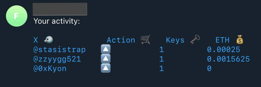 Friend_bot_tech's tweet image. #0xF is your number one trading bot for Friend.tech without question. 
Previews below show some features before we release our demo video. 

Once that’s released, shortly after comes initial bot release.