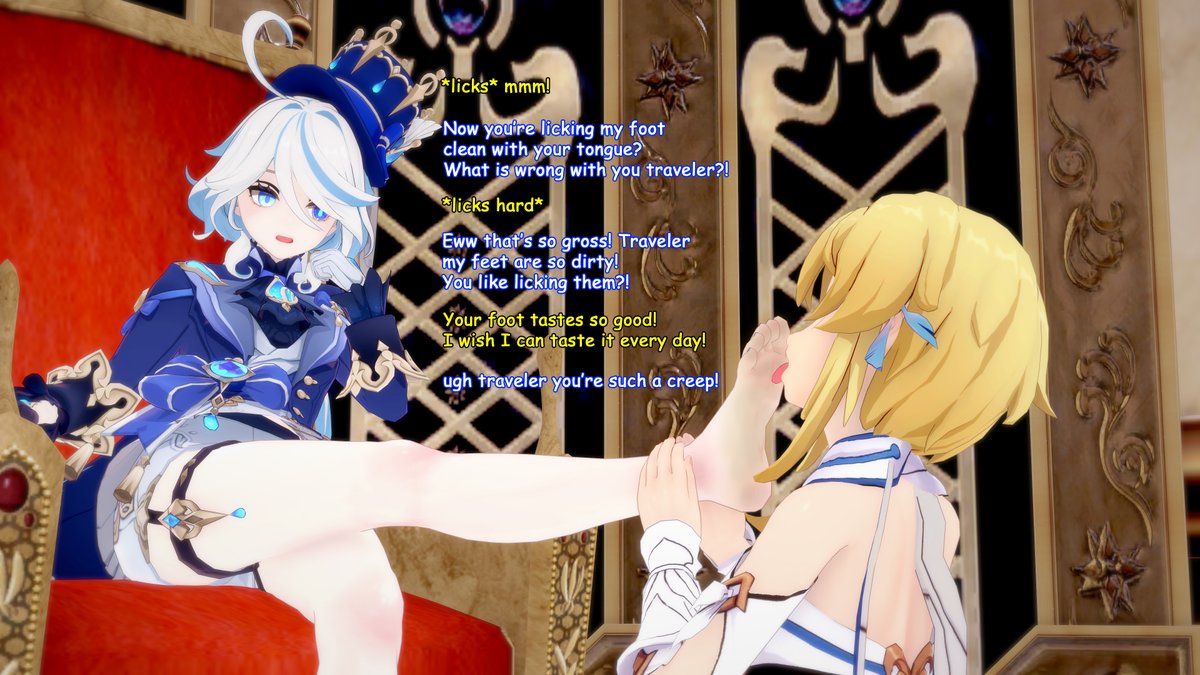 RubySaiya's tweet image. Licking Furina's Dirty Feet
#Furina