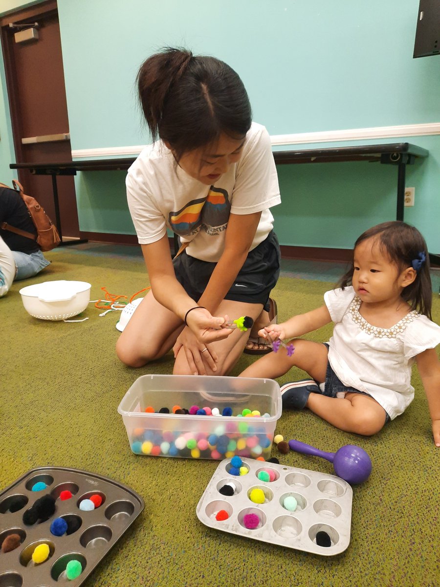 cobblibrary's tweet photo. Preschoolers had so much fun at Sensory Playtime at #MountainViewLibrary this summer! A few of the stations available to explore were water & sand tables, sensory bins, blocks, bubbles, & sorting. https://t.co/CbRqRspJ0D