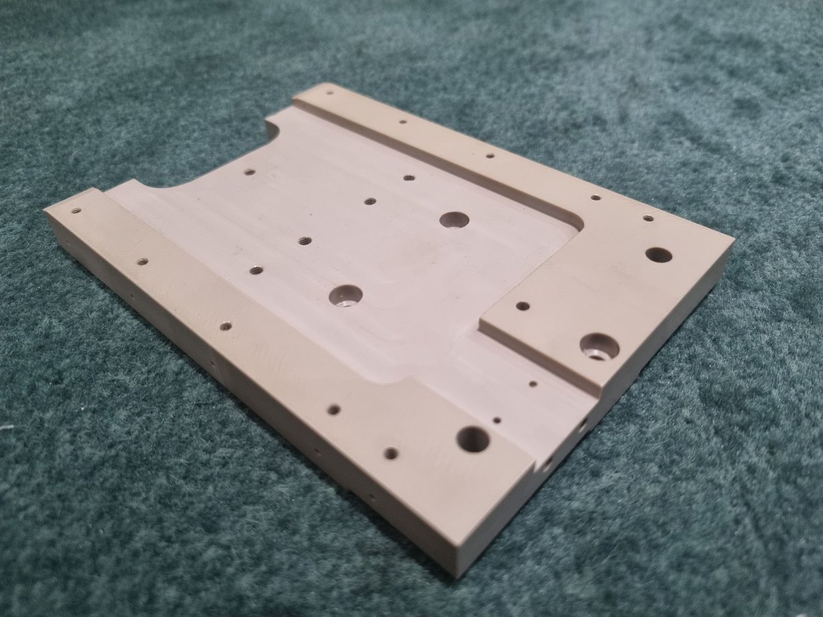 Hi all,

Part manufactured from peek material. Tight tolerances and GD&amp;T call out.

Inspection and FAI reports produced with ease on our Aberlink Axiom TOO  CNC CMM.

John.griffiths@rayburn.co.uk

rayburn.co.uk