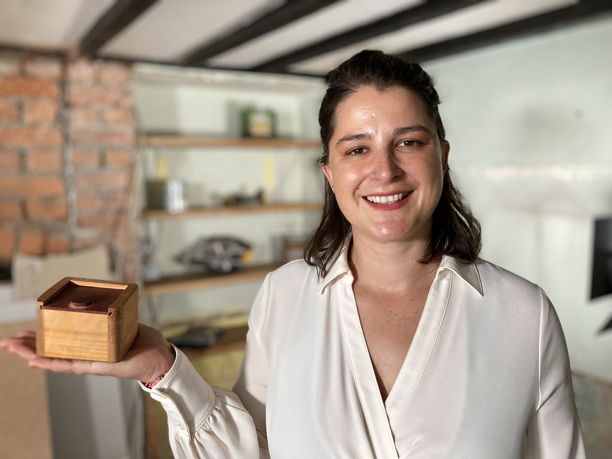 Former teacher John Brazier with his wooden kitcar that’s up for auction. Also <a href="/DIYWithEmma/">DIY With Emma</a> who says she was inspired by John at school. Points West tonight.