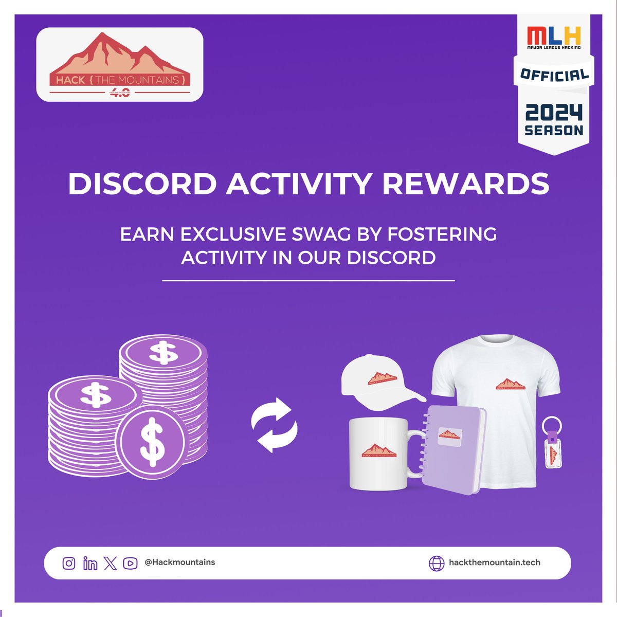 😎 SWAAG OPPORTUNITY

Activity in the HTM Discord is being rewarded with exclusive swag! 🎉

You can also earn some:
💬Participate in Discord Chat
🎙️Join Game Nights and Chill Chats
🧐Attempt Quizzes

Join our Discord Now (Link In Reply and Bio)