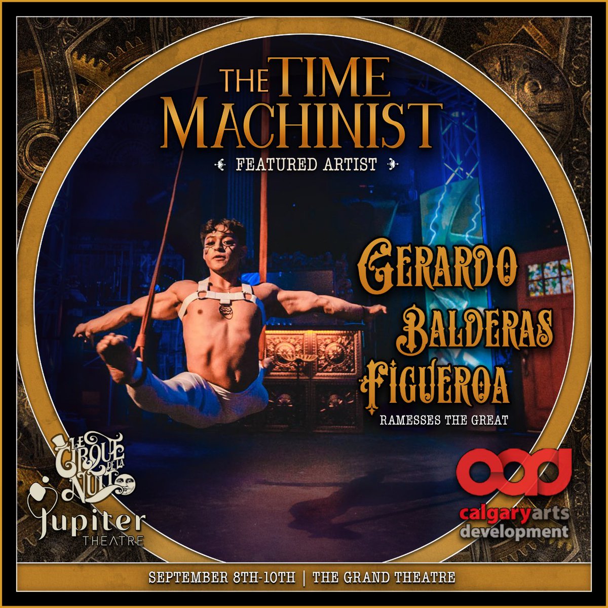 CirqueNuit's tweet photo. ✨ ‘THE TIME MACHINIST’ ARTIST ANNOUNCEMENT 🎪 Gerardo K Balderas Figueroa

Prepare to be amazed by Gerardo's astonishing displays of strength and flexibility!🤸♂️💪🌟

https://t.co/37YdUf98ye https://t.co/zPpnHgv4aP