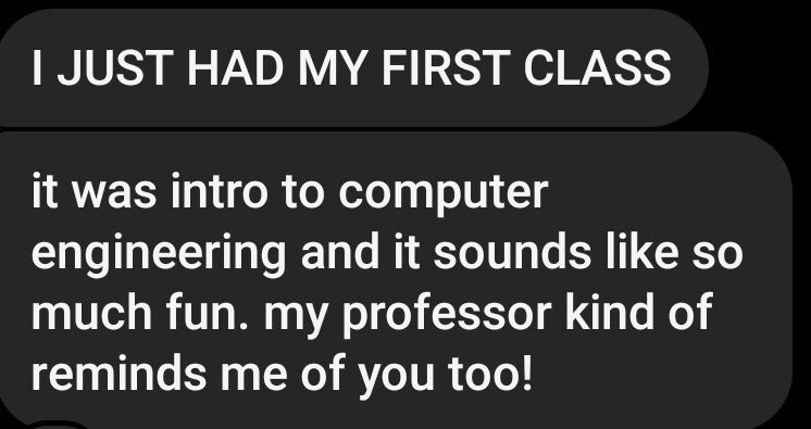 I love getting messages like this from former students!  Good luck, Annie! #MTPSPride #WeAreMiddNorth