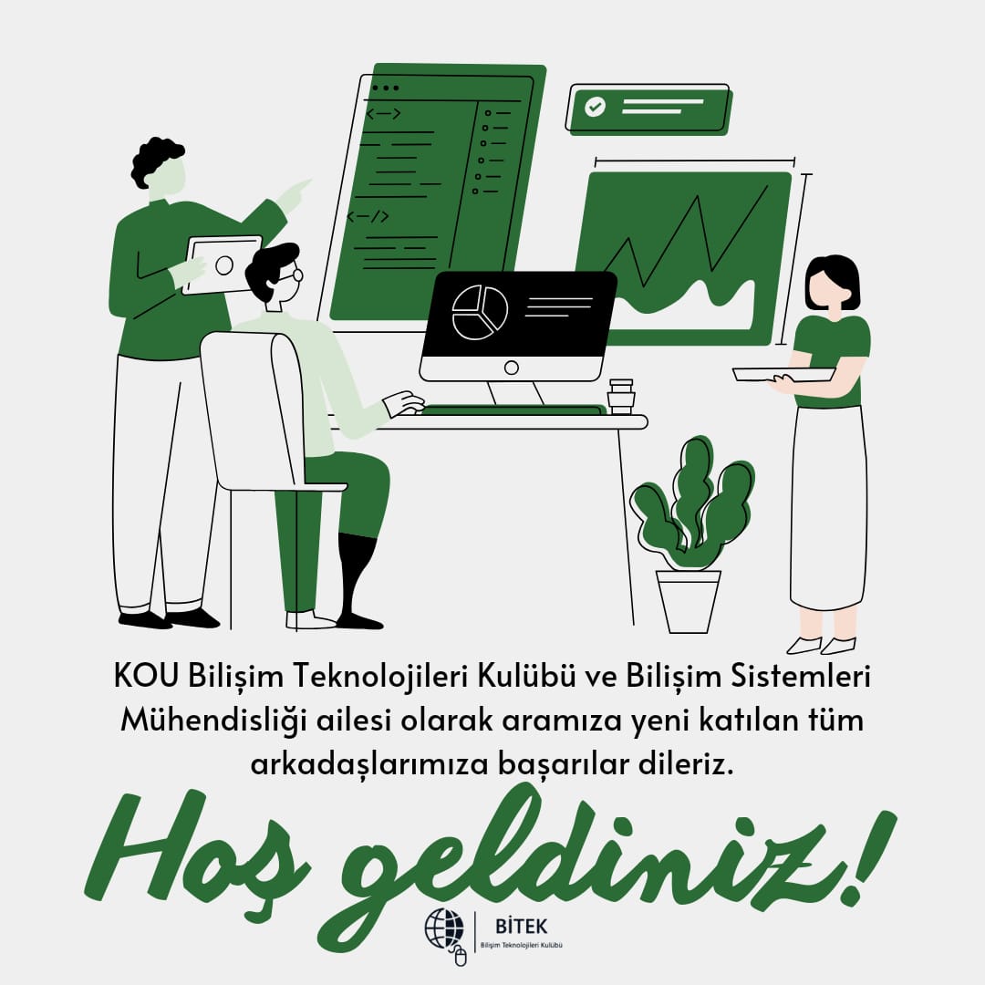 Kocaeli Üniversitesi'ni kazanan tüm arkadaşlarımıza başarılar dileriz. 🙌🏻💚🥳
#kocaeliüniversitesi #koübilişim #bilişimsistemlerimühendisliği