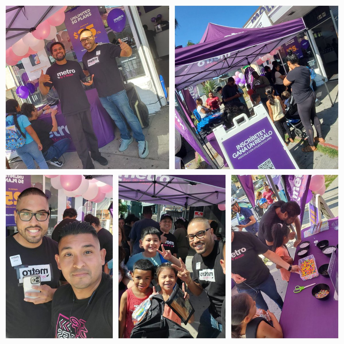 Just another day in the Metro world 💜 #nadayadayada 

Killing it over in Los Angeles!

#summerevents #BacktoSchool2023 #itsaparty #metrobytmobile #wireless #prepaid