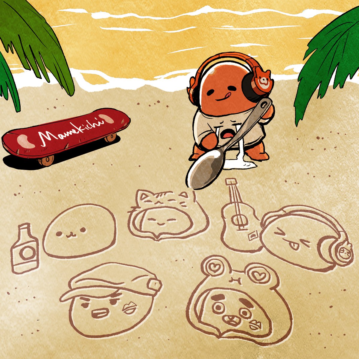 Mamekichi had a blast at Azuki Love Island 3🏖️✨
And he experienced that there were friends there that he could laugh with❤️‍🔥That smile illuminates our path, sparking future courage✨

まめ吉は、仲間とAzuki Love Island