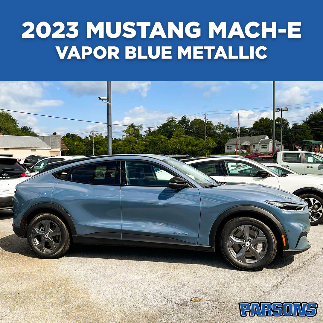 kentParsonsFord's tweet photo. We have two beautiful 2023 #Ford #Mustang Mach-E models on the lot! 
Hurry in and get yours before they're gone! 🚗

Learn more about your favorite model here:

Vapor Blue Metallic: https://t.co/fnJZKmep9O

Star White Metallic: https://t.co/DTKbCKcNbB https://t.co/egk7sqibkB