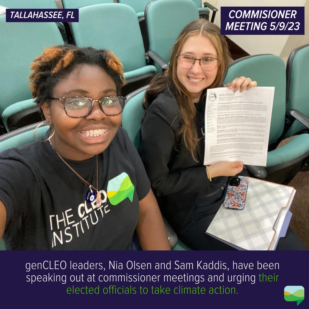 CLEOInstitute's tweet photo. 🔥 Our incredible #genCLEO members are igniting change in our #YouthPowerSeries! 💪
Help us tell Congress to declare a #ClimateEmergency here: https://t.co/fb3yRcKb0R 👈️
#ClimateActionHeroes #GreenFutureAhead #BeTheChange #ClimateAction #Tallahassee https://t.co/5KWdvS7Vn5