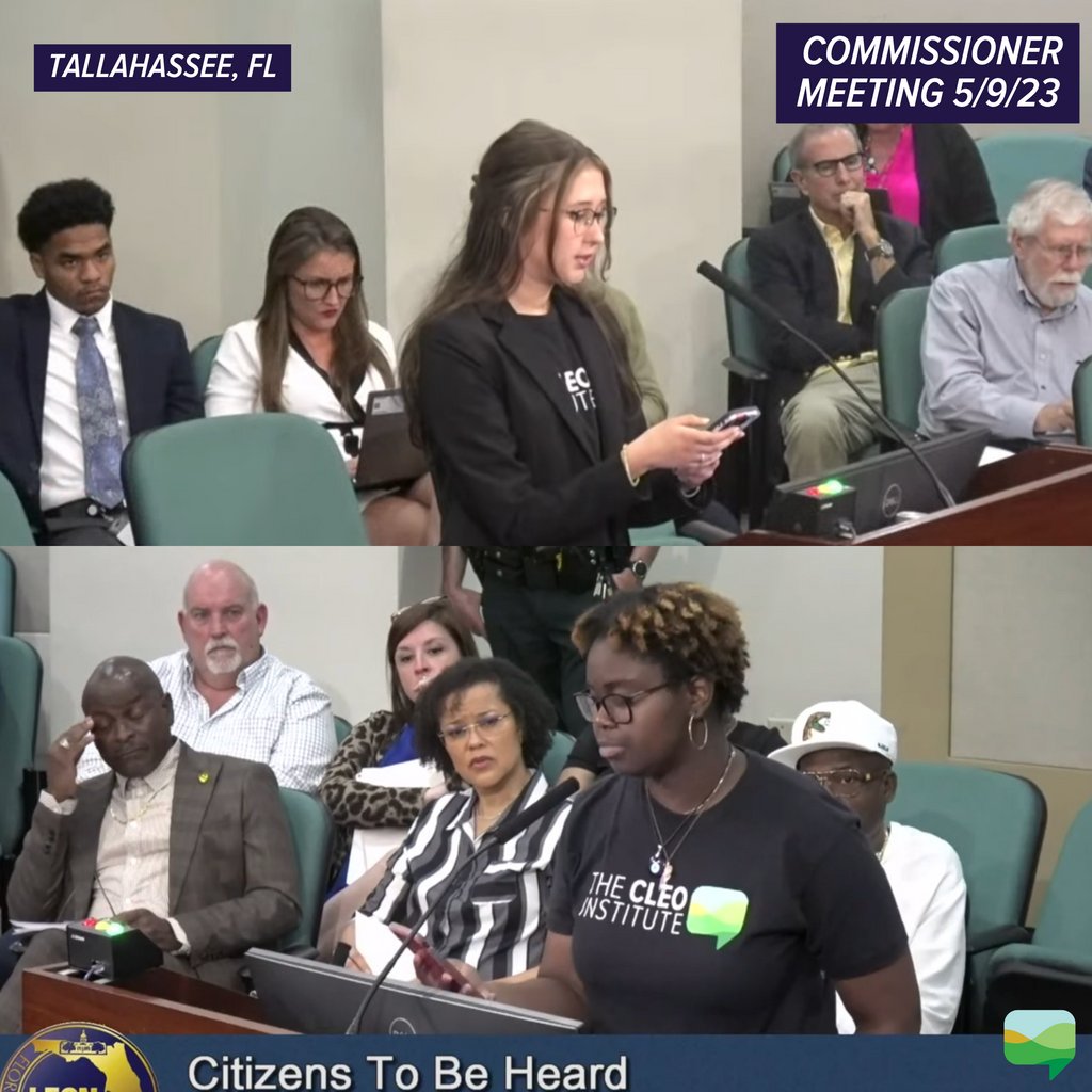 CLEOInstitute's tweet photo. 🔥 Our incredible #genCLEO members are igniting change in our #YouthPowerSeries! 💪
Help us tell Congress to declare a #ClimateEmergency here: https://t.co/fb3yRcKb0R 👈️
#ClimateActionHeroes #GreenFutureAhead #BeTheChange #ClimateAction #Tallahassee https://t.co/5KWdvS7Vn5