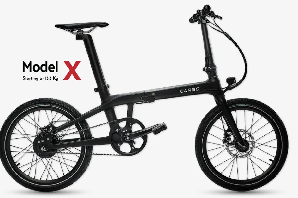 'TWO TIRED' TO BID! This Carbo X1 folding carbon fiber ebike, in its original carton, has a value of $2,400. Current bid: $650. Give yourself more room to 'foodie' (assuming you choose to pedal, LOL) Proceeds go straight to #MauiStrong! bit.ly/45qau0O