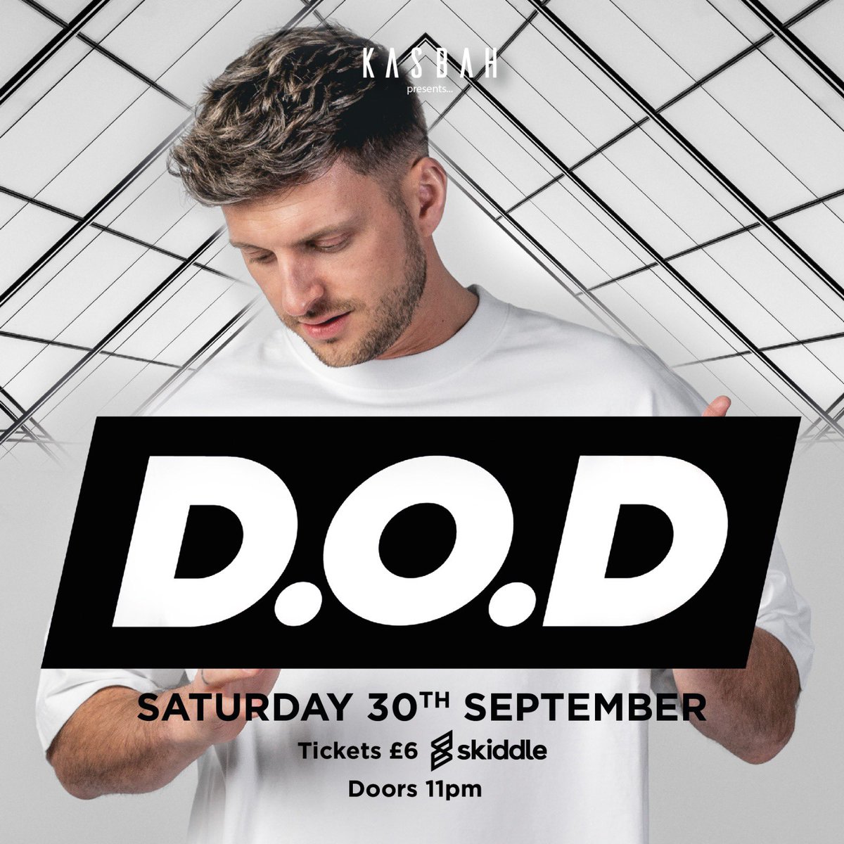 On Saturday 30th September we welcome DJ and producer D.O.D to Kasbah to carry on the party after our Day Sessions with Chase &amp; Status 💥🚀

Tickets ➡️ skiddle.com/e/36587349/
