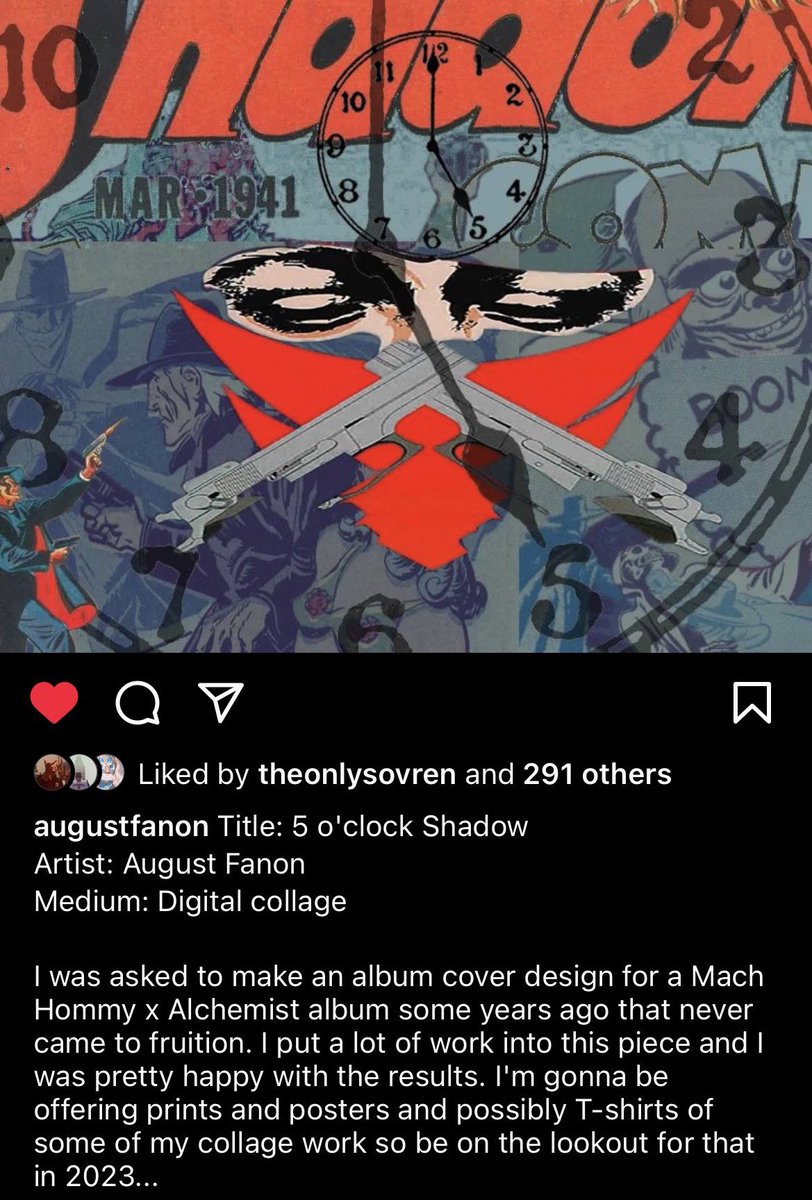 August Fanon reveals that there was meant to be a Mach-Hommy x The