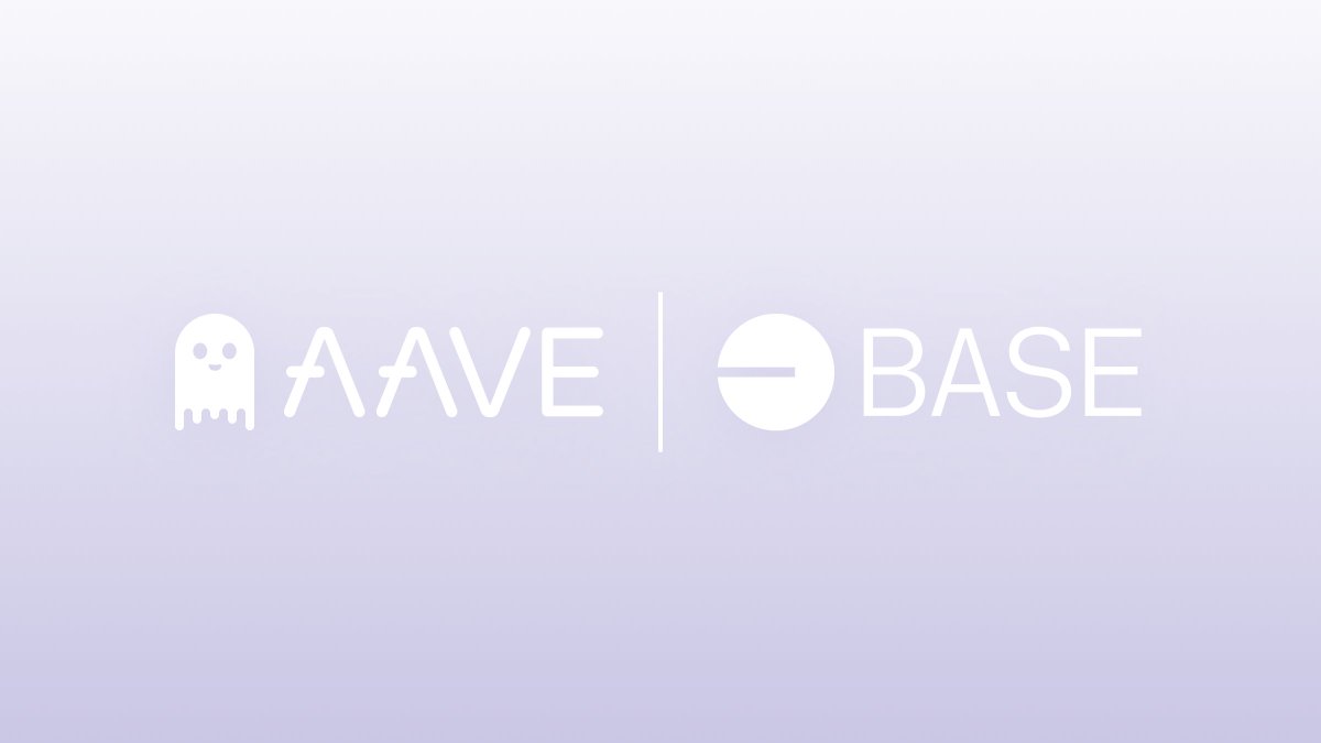 aave's tweet photo. gm @BuildOnBase.
Aave V3 is now live on Base. Get started at https://t.co/gzkAogksEq. https://t.co/49zj6z0qiR