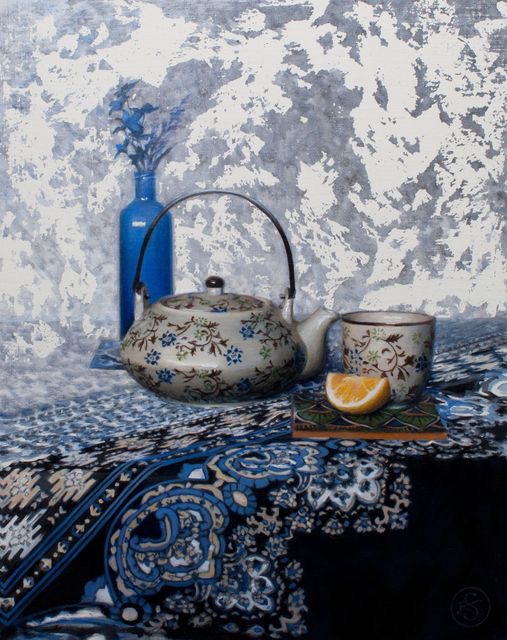 MenschOhneMusil's tweet photo. Kate Sammons- Tea in Blue. https://t.co/U3HaKKvrdX