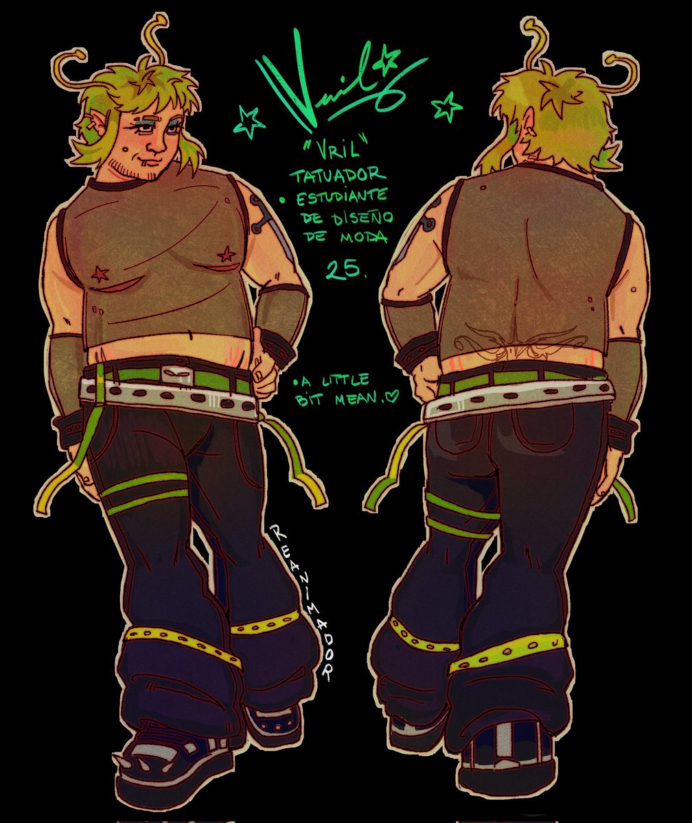 ocs that i created just for funsies last year and finally came to drawing them.