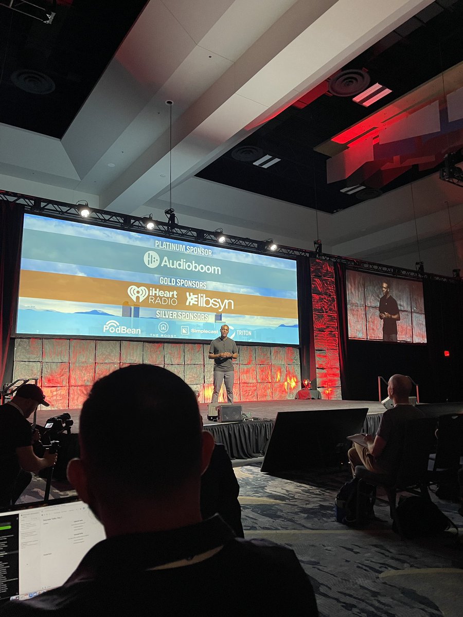 “Podcasting to me means having a voice, independence and finding community.” ~ <a href="/DonaldCKelly/">Donald C. Kelly</a> at <a href="/PodcastMovement/">Podcast Movement</a> keynote session

This really is true for us #podcasters!

#podcastmovment