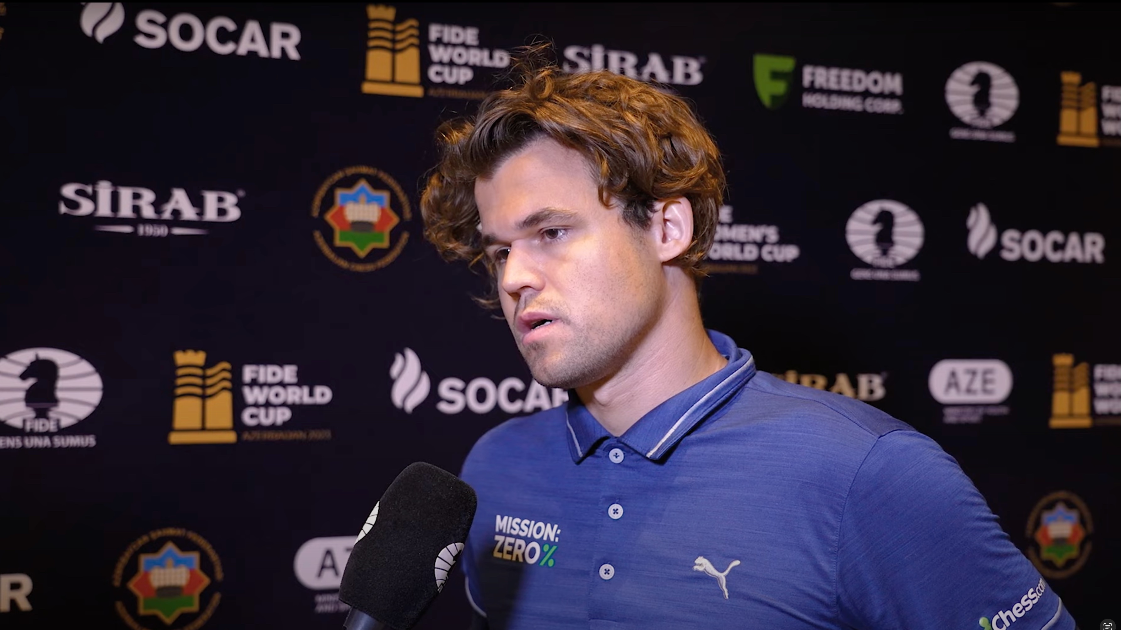 I started to get pretty nervous” Magnus Carlsen