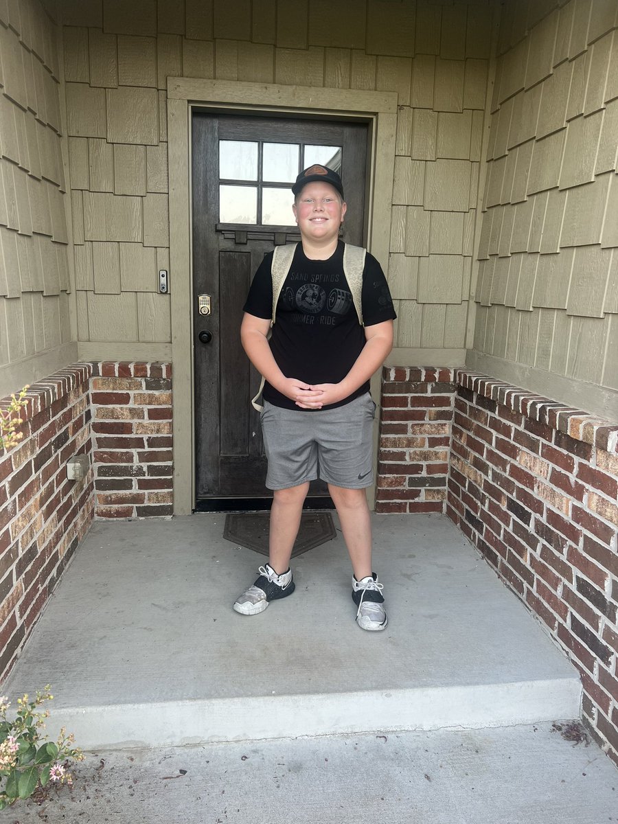 todd_stewart's tweet image. Have an awesome first day of school @CStewart2028 #8thgrade