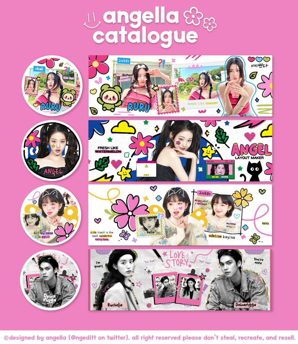 ngeditt's tweet image. teman-teman help rt yah🙌🏻
ak open layout request ini beberapa katalognya yang mau jajan boleh sm aku yaaah😘💕
#zonauang #zonaba