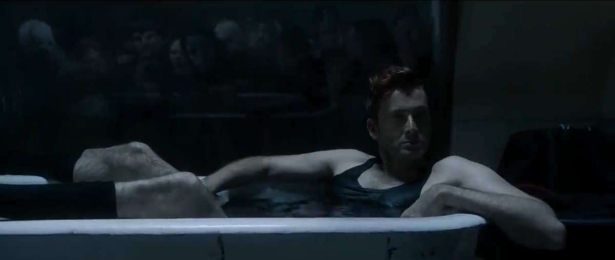 MJJoyceCrowley's tweet image. Crowley protected Aziraphale from the meteor shower sparks in the same way he protected Aziraphale from Hellfire. Aziraphale protected Crowley from the rain in the same way he protected Crowley from Holy Water. IT'S THE FIRE-WATER SYMBOLISM AGAIN NEIL GAIMAAAAAAAAAAN