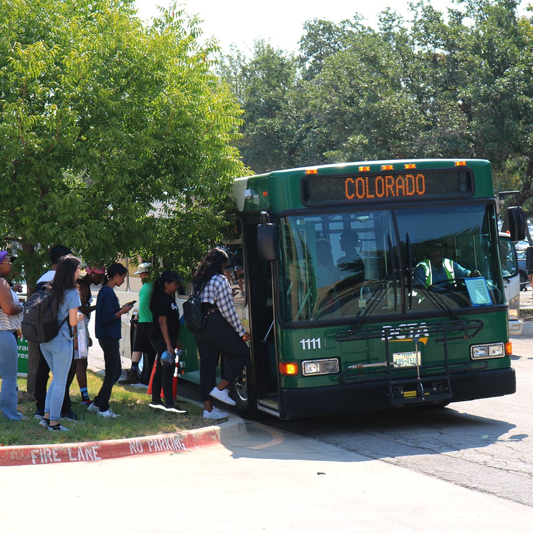 Cheers to a successful first day of school, @UNTsocial 🥳 DCTA team members will be at the Union and UNT Lot 20 today to answer any transit questions. Find the UNT route maps, schedules and additional DCTA services here: dcta.net/getting-around… 🚌 💚🦅