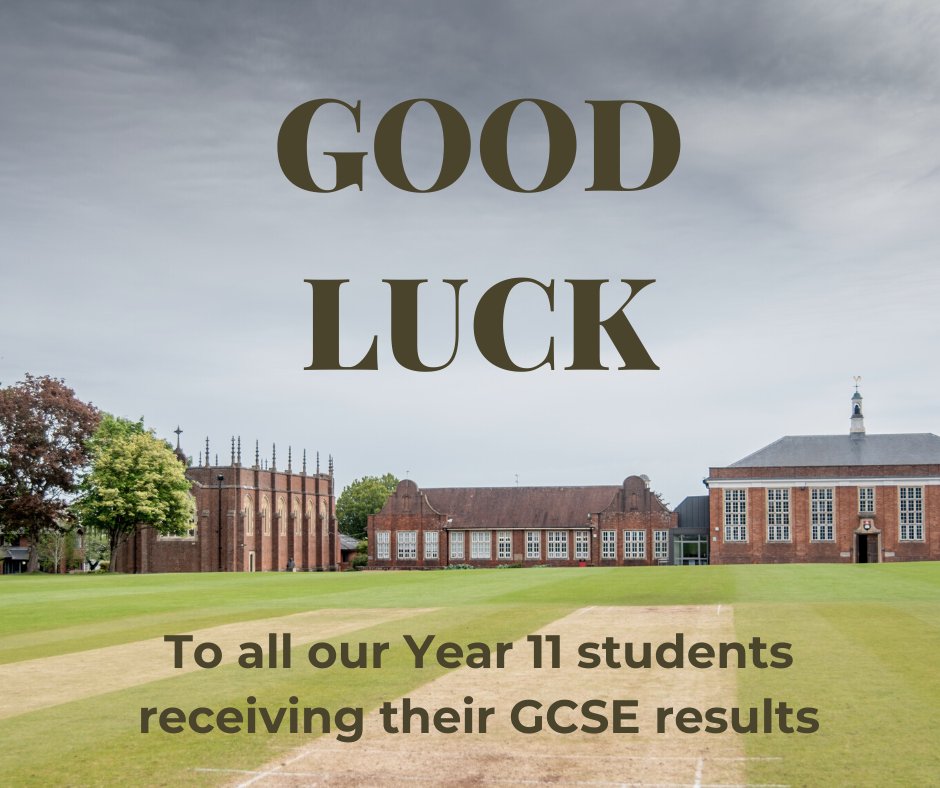 Exciting times for our hard-working @GCSE students who will be getting their results tomorrow morning! #excellence #loveoflearning #outstandingrelationships