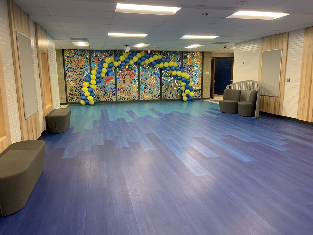 NKCSchools's tweet photo. The new spaces at Chapel Hill look incredible. Another #NKC2022 zero tax increase bond and levy project complete! Welcome back to our @ChapelHillNKCSD students and staff. #NKC1stDay https://t.co/QHIC2PudOO