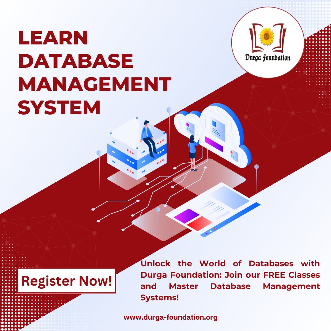 DurgaFoundation's tweet image. Discover the Power of Data with Durga Foundation Free Classes! Enrol in our no-cost RDBMS classes hosted by Durga Foundation. Learn the basics of relational databases and boost your data management skills.

Join Now!

#durgafoundationngo #freelearning #dataskill #joinnow