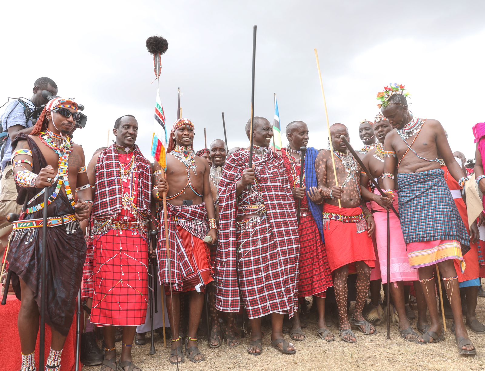 Ruto dons a shuka as he embraces Maasai culture