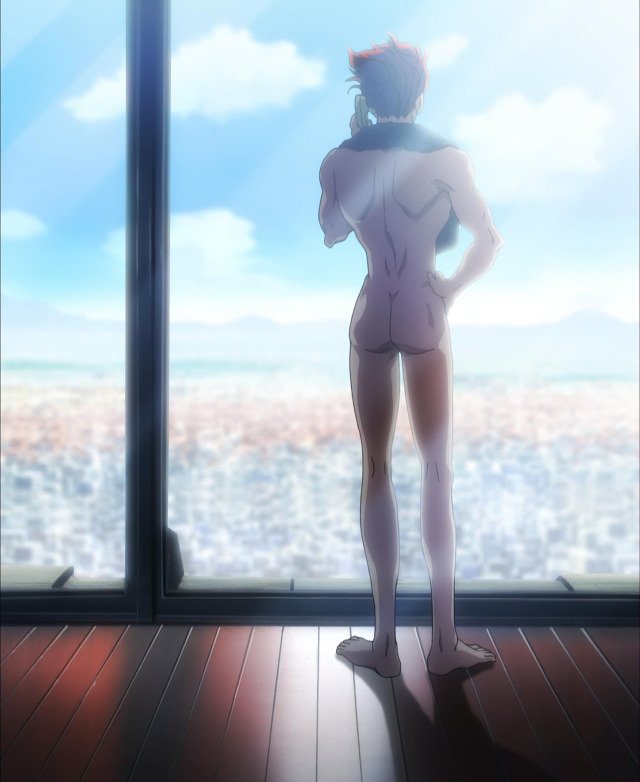 ─Recién se despierta tras una larga noche.─
