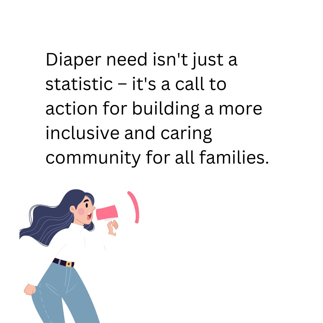It takes a village! It's amazing what we can do when we work together to make a better tomorrow. Help us #EndDiaperNeed and leave #NoChildWetBehind Link in bio