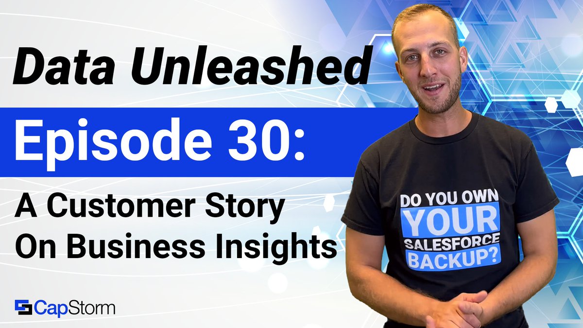 Capstorm_LLC's tweet image. Having true ownership over your data gives you some amazing insights. In this week's episode of #DataUnleashed, Drew tells the story of how one customer is using CapStorm's solutions to make lending decisions through Salesforce. 
Tune in below!
hubs.ly/Q01_Ph7k0
