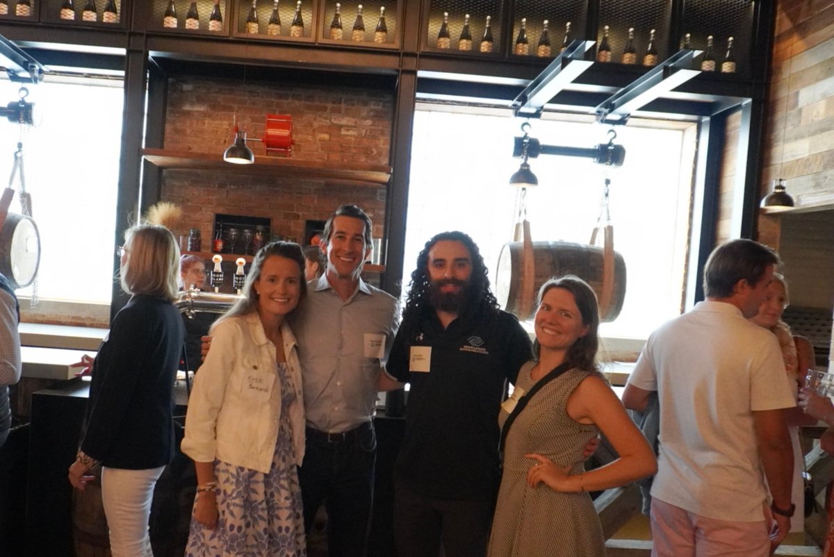 EvergreenGrease's tweet photo. Throwback to 08/17/23: An unforgettable evening with #ULBGC and friends at Goose Island Barrel House, where laughter, music, and unity took center stage. Let's continue to create lasting impact and wonderful memories together! #throwbacktuesday https://t.co/PwuIiTORqP