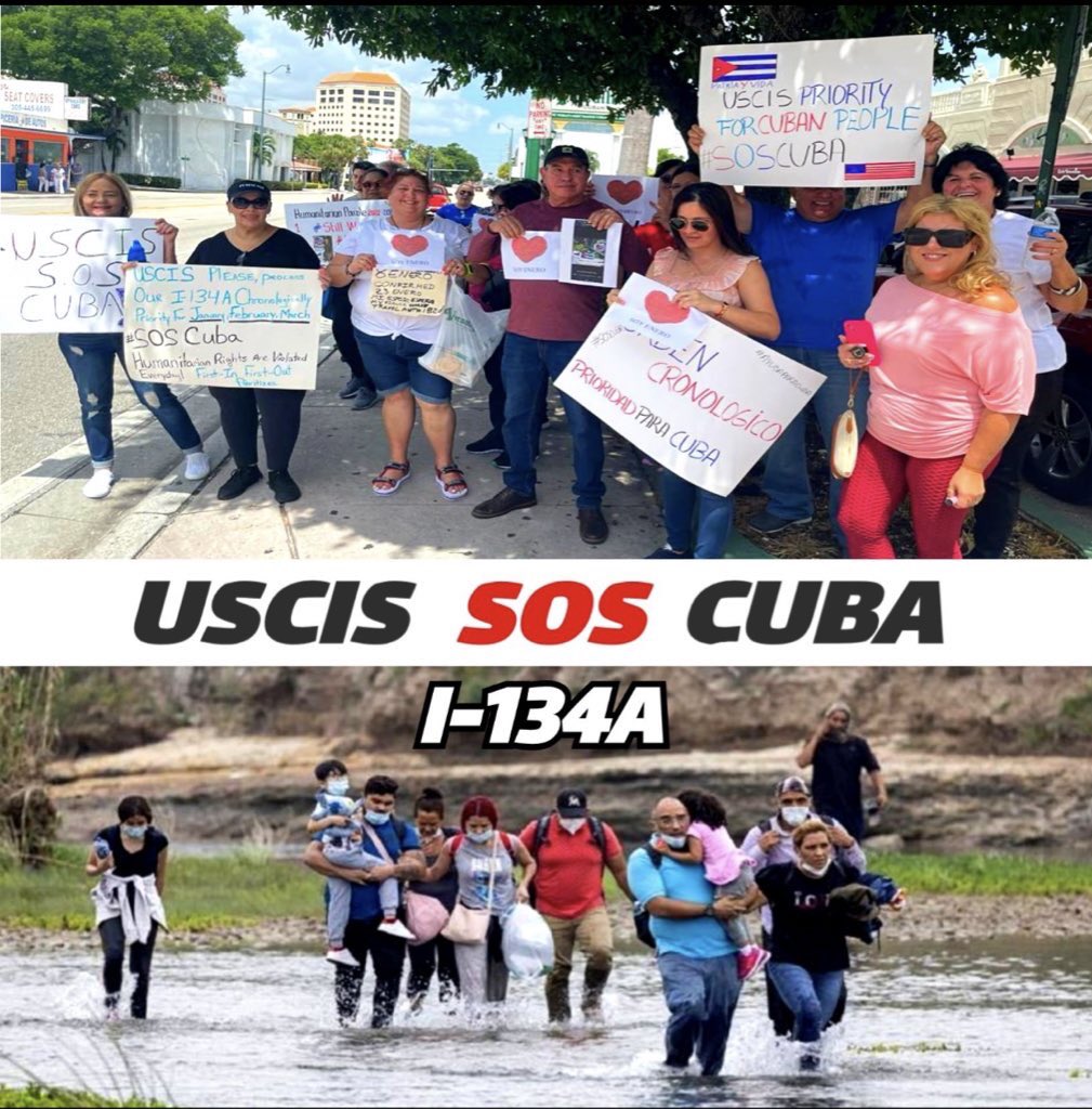 CaramelithoS's tweet photo. #I134A 
#parolhumanitario 
#sosI134A
Le pedimos a la administración @POTUS que nos ayuden todavía quedan muchos casos de enero necesitamos que nos den una respuesta ya que llevamos más de 125 días en espera @USCISDirector @SecMayorkas @GovRonDeSantis @USEmbCuba https://t.co/x3mPOalZq4