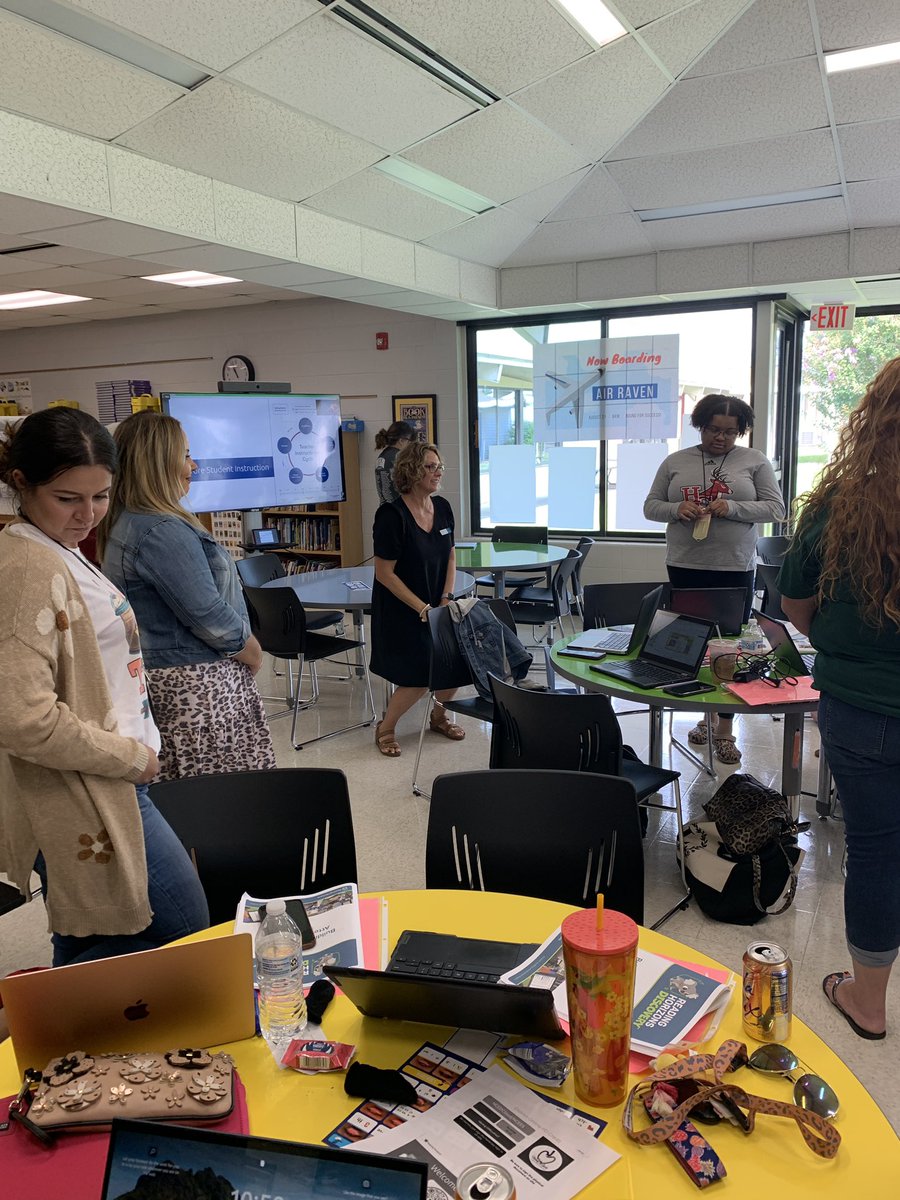 Reading Horizons Training in progress. Kindergarten teachers are collaborating on what changes they are excited about <a href="/ReadingHorizons/">Reading Horizons</a> <a href="/HokeCoSchools/">Hoke County Schools</a>