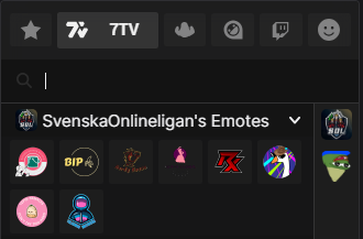 Today's gonna be a good stream 😍 
Dags att skaffa 7TV så att ni kan stötta era lag i chatten med deras loggor! 👇