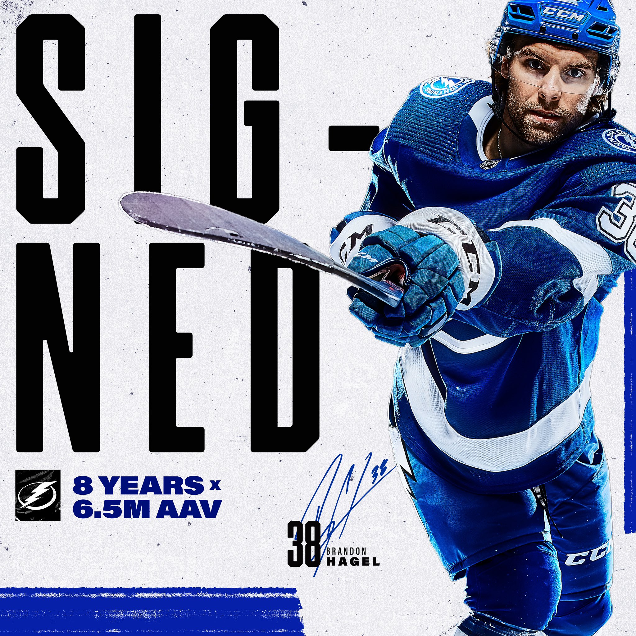 Lightning sign Brandon Hagel to eight-year contract extension