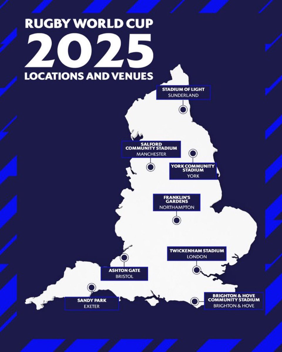 Women’s Rugby will take centre stage as England hosts the Rugby World Cup in 2025🏉🏆

I’m delighted the City of Salford &amp; our Community Stadium has been announced as one of the hosts👇🏻

I look forward to welcoming the Red Roses &amp; Teams from around the World  to our great City.🌹