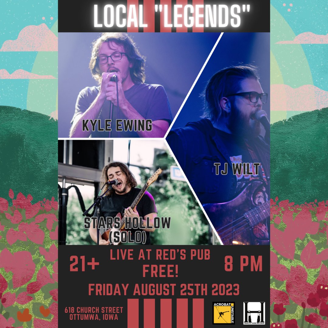 Hopping onto this show with a couple of friends in my actual hometown. Mainly doing it for fun, but if you want to come hang, that’s cool too. 😎

Playing Stars songs stripped down, maybe a couple of covers, maybe a new song or two.