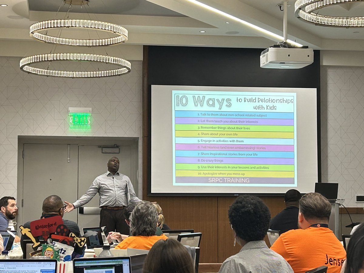 Roy Burton, speaking some very important truths on building relationships: