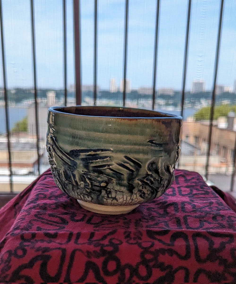 A little teabowl

#cerealbowl #bowl #chawan #PotteryThrowdown #pottery #ceramics #ceramic  #ebay #ebayfinds #green #design #art #artceramics #teabowl