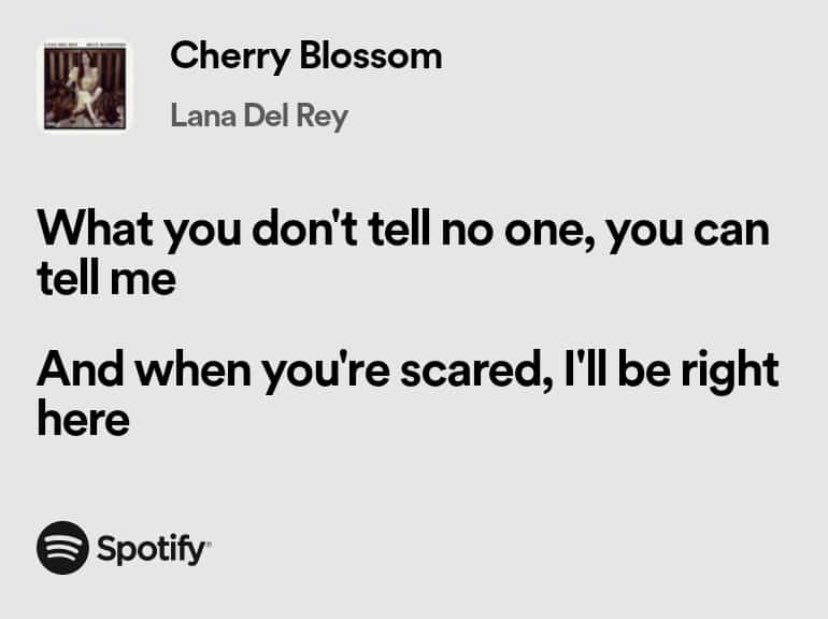 cherry blossom / lana del rey