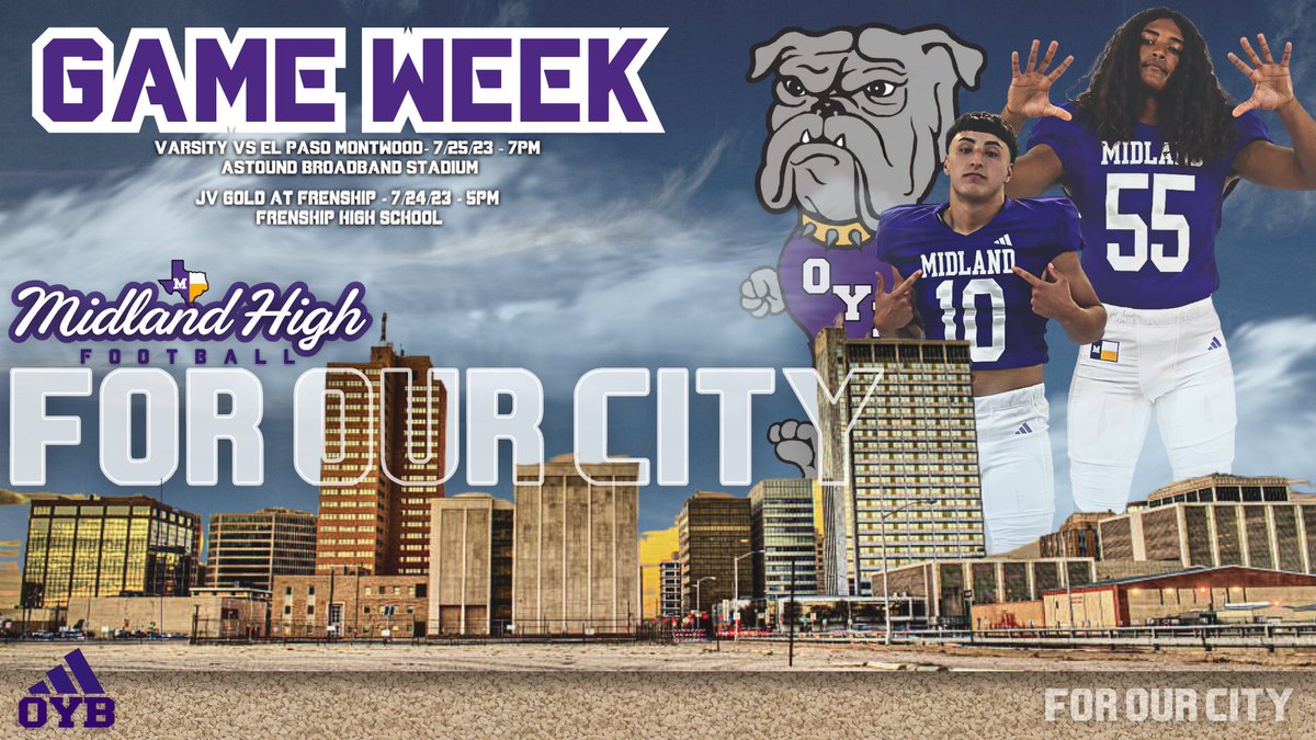 GAME WEEK. 

🟣⚪️

#OYB