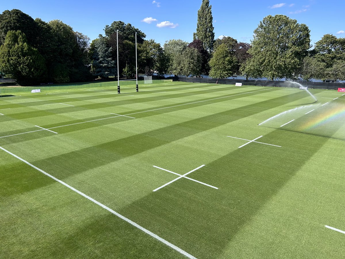 Some photos from the camera tower after a double rake and double cut today