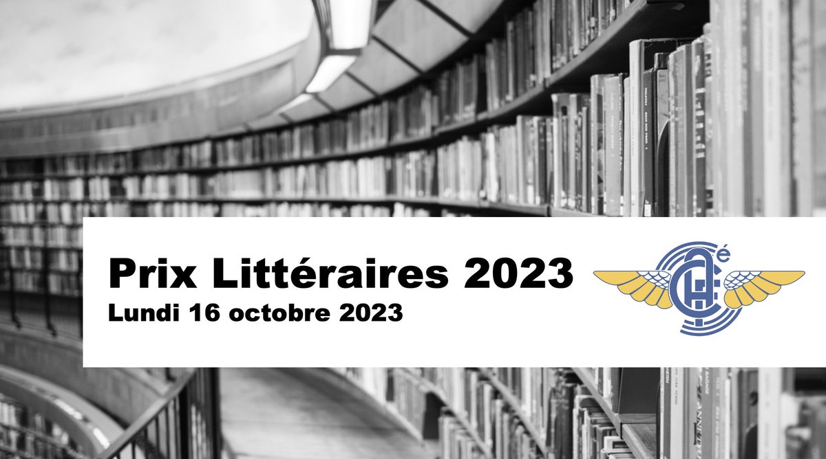 [Aviation] Le lundi 16 octobre 2023 aura lieu la soirée des Prix Littéraires de l'@AeroclubFrance [sur invitation] ✅ 132 livres répertoriés, 75 retenus 📚 ✅ 20 livres sélectionnés et soumis aux membres du jury. ✅ La liste 📝 aeroclub.com/les-commission… #PrixLitterairesAeCF2023